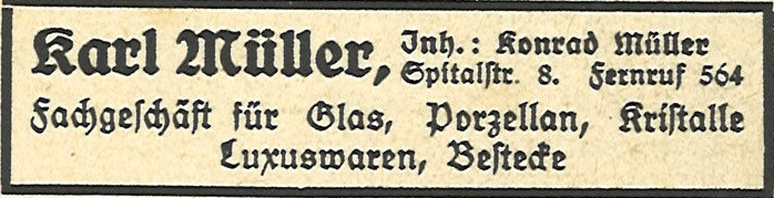 Werbeanzeige / Quelle: Adressbuch 1939 für den Kreis Torgau
