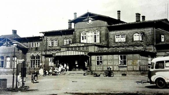 Bahnhof Torgau (Aufnahme: 1965) / Foto: Rudolf Kampmann/Bild und Heimat