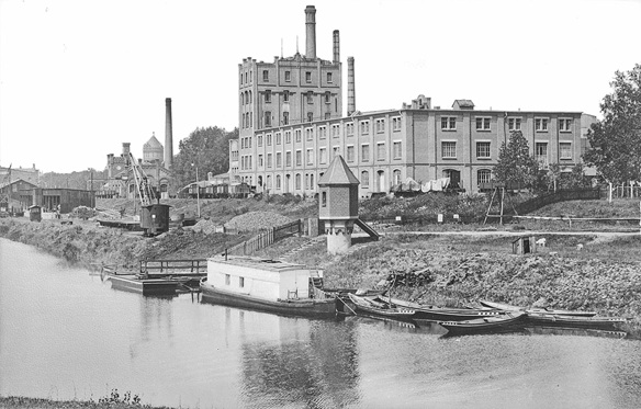 Torgauer Stahlwerk: Die Aufnahme ist aus dem Jahr 1914 / © Deutsche Fotothek/Brück und Sohn